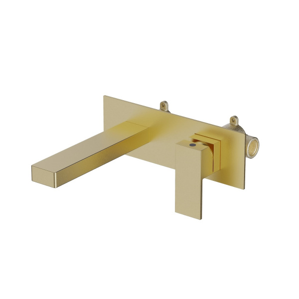 Смеситель для раковины встроенный Timo Selene золото матовое 2071/17SM